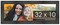 Panoramic Contemporary Black Picture Frame - UV Acrylic, Foam Board Backing, Hanging Hardware